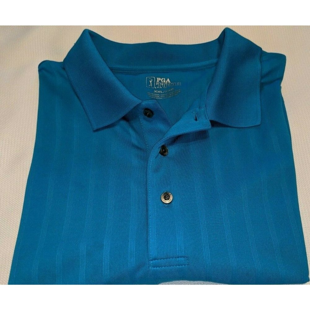 Men’s “PGA Tour” Size XXLarge Solid Color Polo